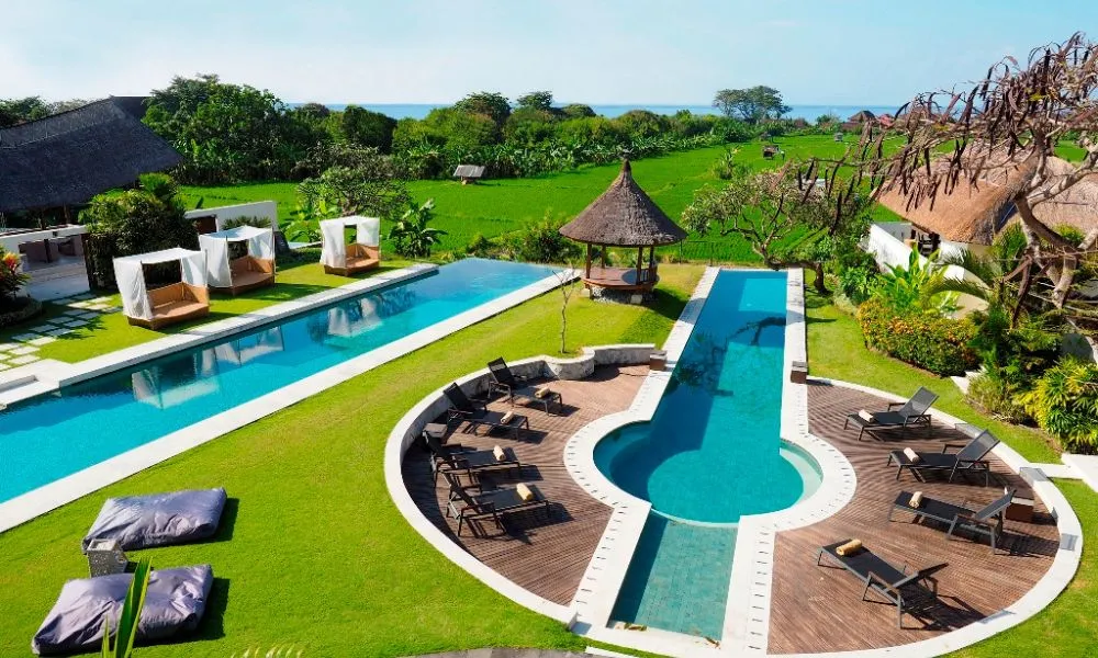 The Samata resort in Sanur offering a peaceful retreat near Bali's surf spots