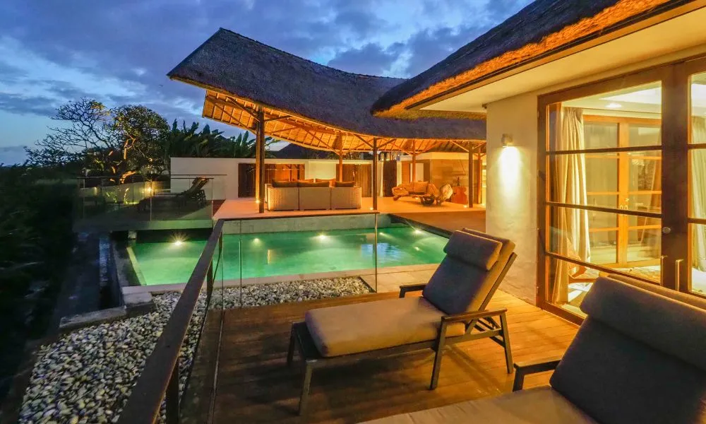 The Samata wellness resort in Sanur offering a peaceful retreat near Bali's surf spots
