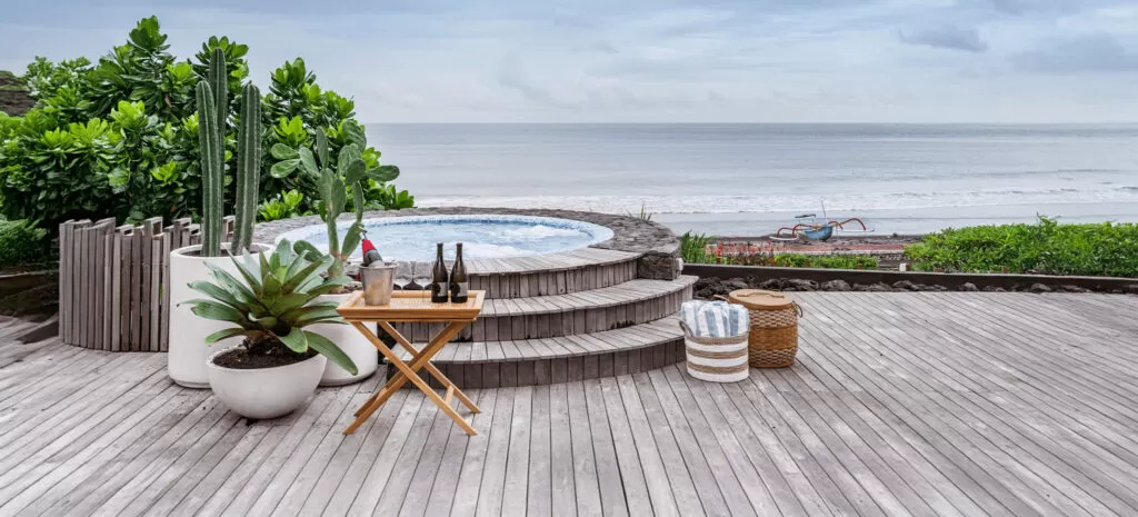 Luxury Bali beach villa with private pool by the sea