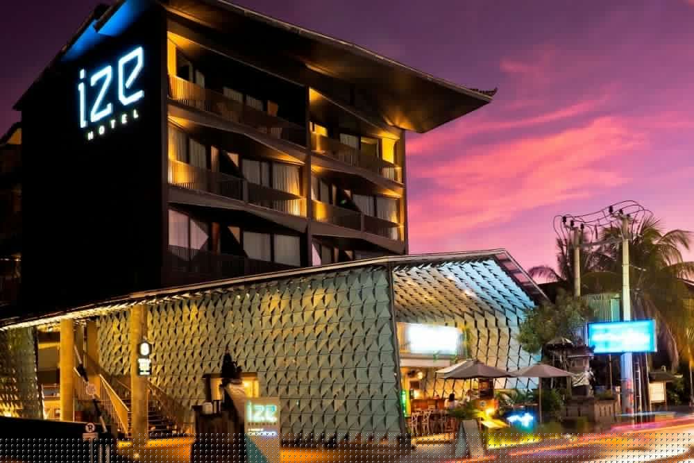 Exterior view of IZE Seminyak, an eco-friendly hotel in Bali